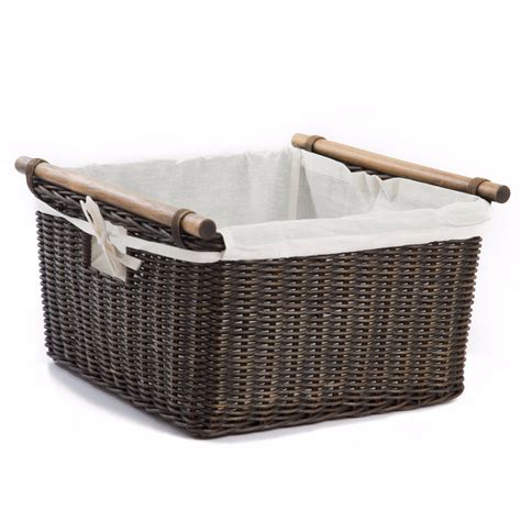 wicker baskets with liners